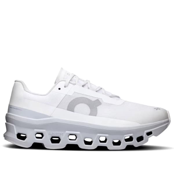 On Running Cloudmonster White Grey