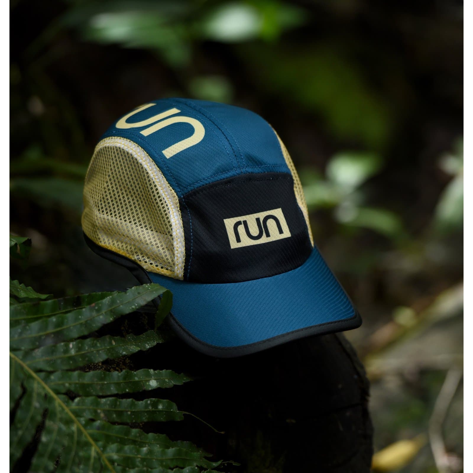 Five Panel Aba Curva RUN AZUL Refletivo — foto 2