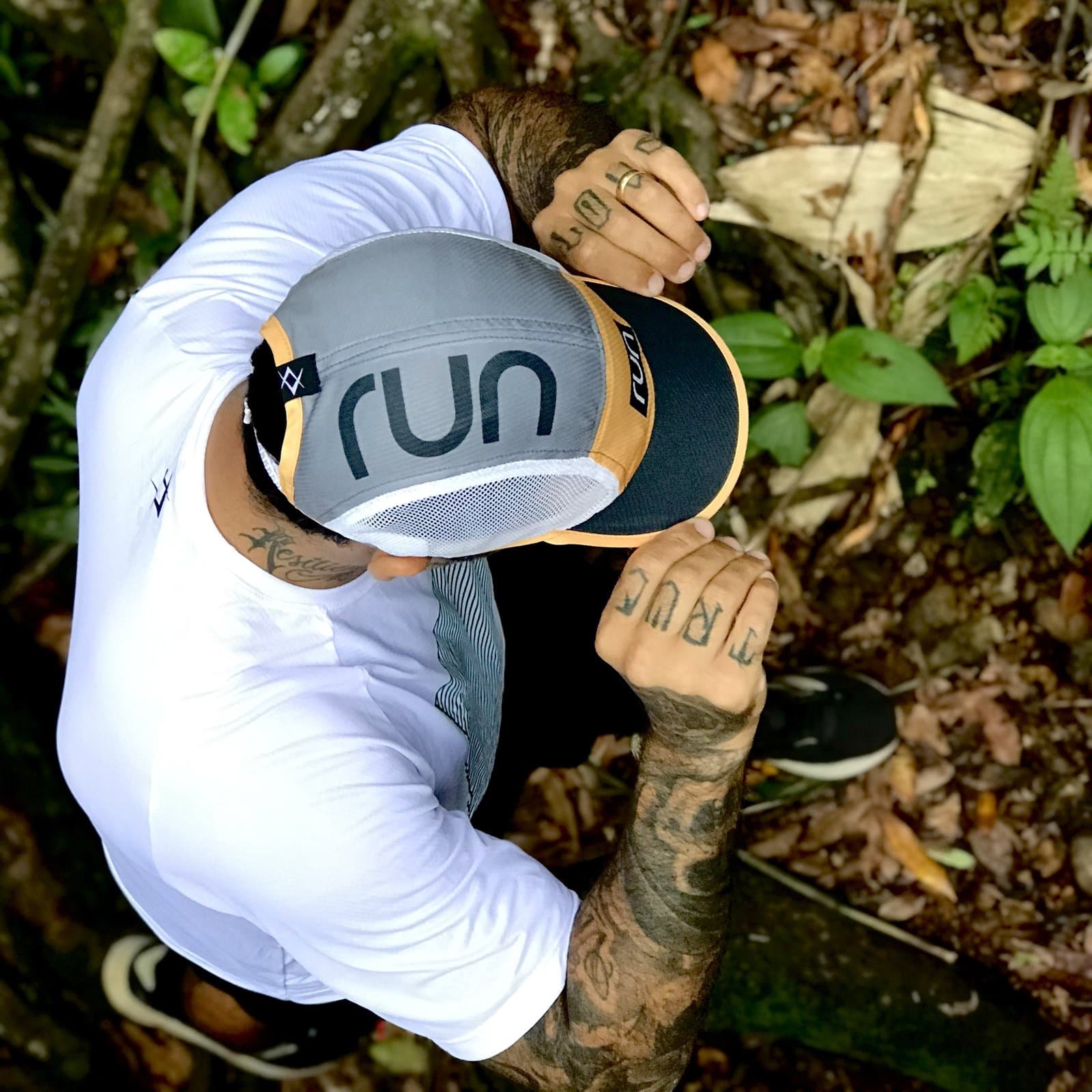 Five Panel Aba Curva SILVER TELA — foto 1