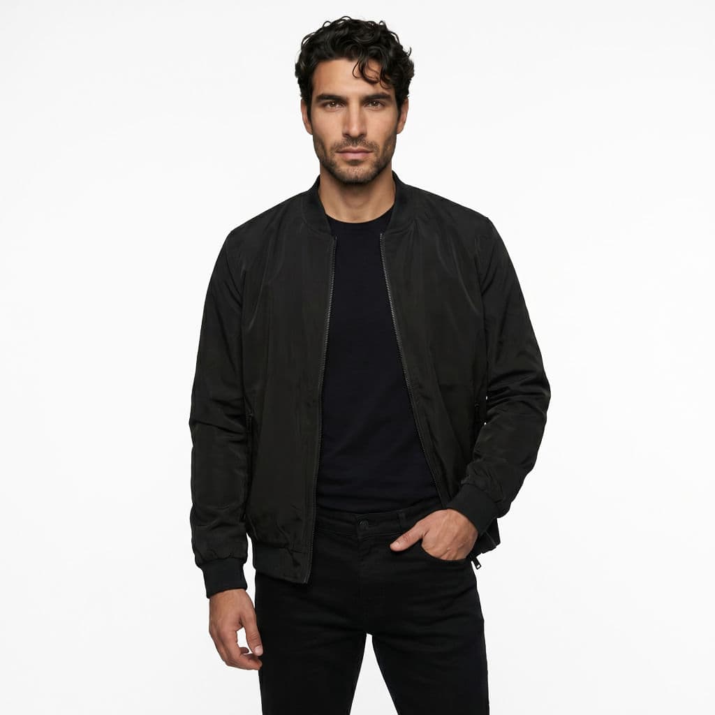 Jaqueta Bomber Lisa - Preto — foto oficial